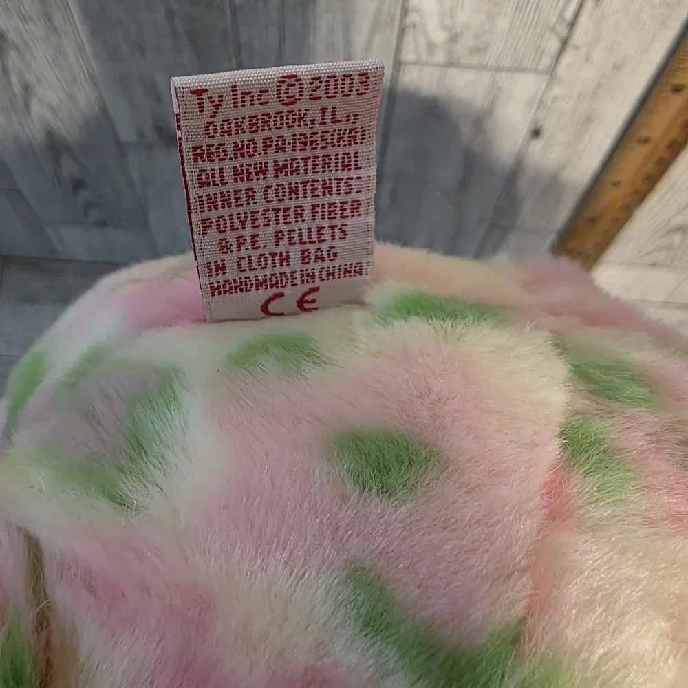 Ty Bloom  Pastel Plush Bear with Flower